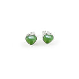 Nick Von K - Pounamu Heart Studs