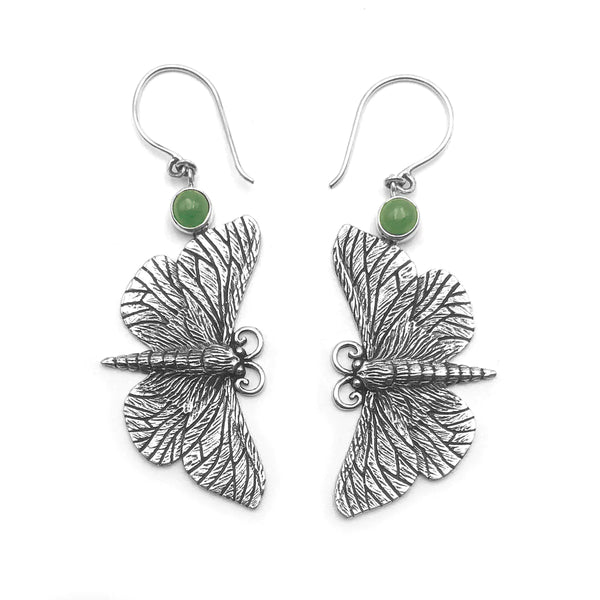 Nick Von K - Pounamu Puriri Moth Earrings