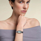 Rosefield Watch - Octagon Extra Small Mint Green Silver Watch
