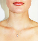 Love In A Jewel Love Drop Pendant - Silver, Plain