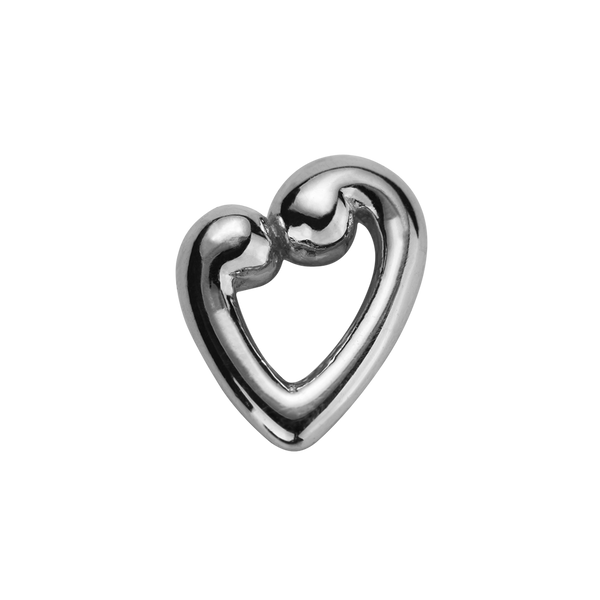 STOW Koru Heart (Compassion & Love) Charm - Sterling Silver