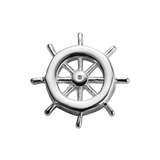 STOW Navigation Wheel (My Voyage) Charm - Sterling Silver