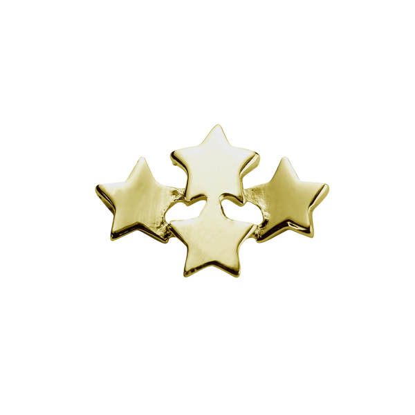 STOW Wishing Stars (My Dreams) Charm - 9ct Yellow Gold