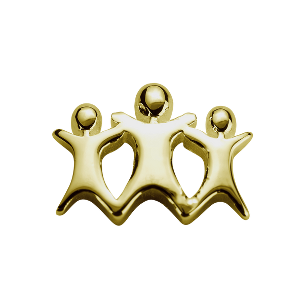 STOW Stowaways (My Family) Charm - 9ct Yellow Gold