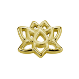 STOW Lotus (Enlightenment) Charm - 9ct Yellow Gold