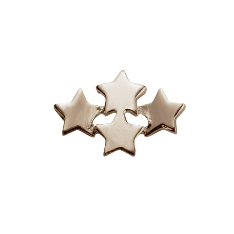STOW Wishing Stars (My Dreams) Charm - 9ct Rose Gold