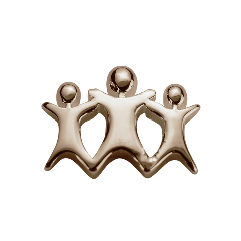 STOW Stowaways (My Family) Charm - 9ct Rose Gold