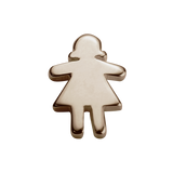 STOW Stowaway Girl (Daring) Charm - 9ct Rose Gold