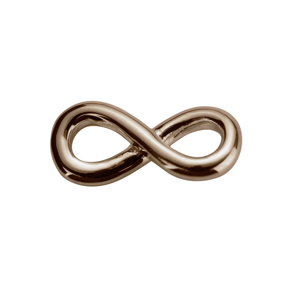 STOW Infinity Twist (Devotion) Charm - 9ct Rose Gold