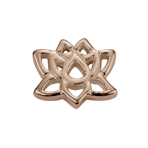 STOW Lotus (Enlightenment) Charm - 9ct Rose Gold