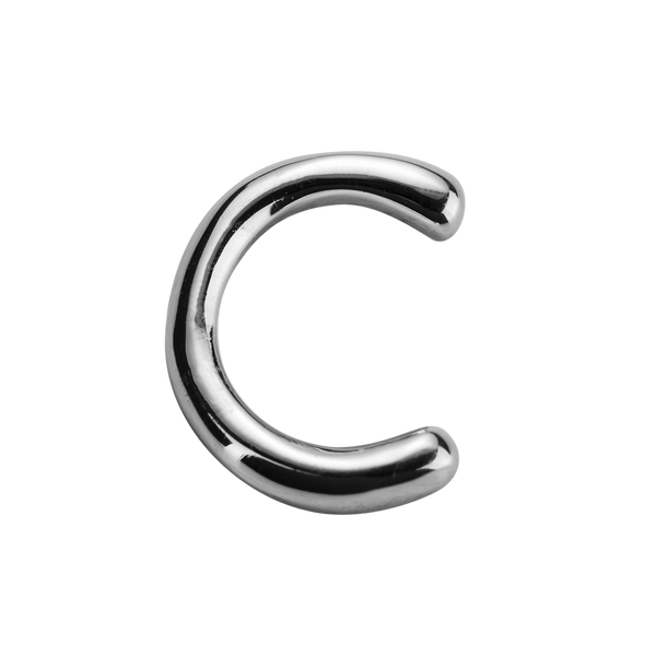 STOW Letter C Charm - Sterling Silver