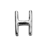 STOW Letter H Charm - Sterling Silver