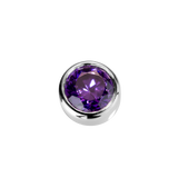 STOW Virtue Charm - Tranquility - Amethyst CZ & Sterling Silver