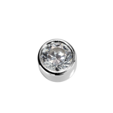 STOW Virtue Charm - Love - White Diamond CZ & Sterling Silver