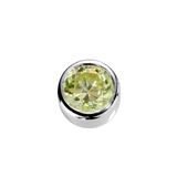 STOW Virtue Charm - Prosperity - Peridot CZ & Sterling Silver