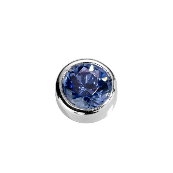 STOW Virtue Charm - Wisdom - Sapphire CZ & Sterling Silver