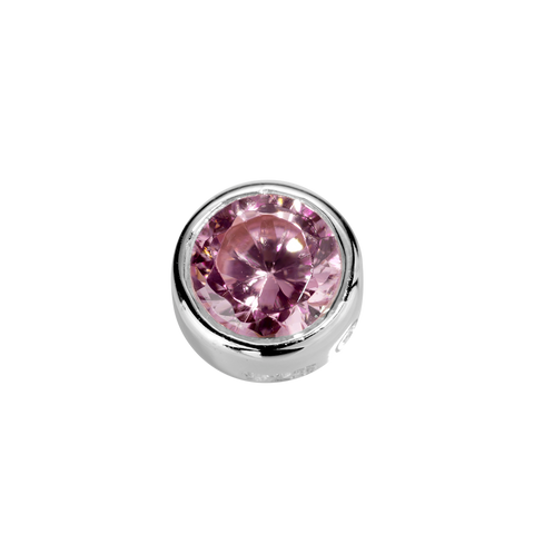 STOW Virtue Charm - Compassion - Pink Tourmaline & Sterling Silver