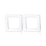 Boh Runga - Square Studs Silver