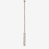 Skagen Agnethe Rose-Tone Mother-of-Pearl Lariat Necklace SKJ1038