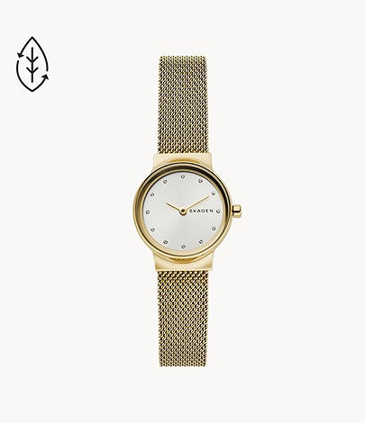 Skagen - Freja Lille Gold-Tone Mesh Watch