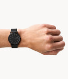 Skagen - Signature Three-Hand Midnight Steel Mesh Watch