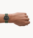 Skagen - Signature Three-Hand Evergreen Leather Watch