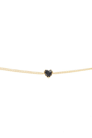 Stolen Girlfriends Club - Love Claw Bracelet Onyx Gold Plated