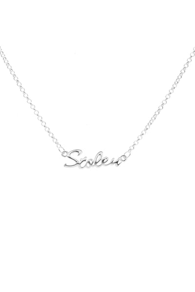 Stolen Girlfriends Club - Script Necklace