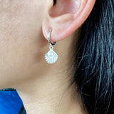 Nick Von K - Venus Pearl Earrings in Silver