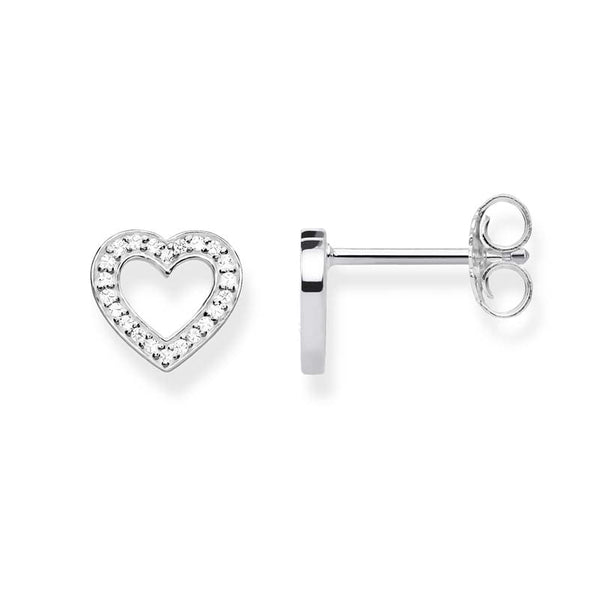 Thomas Sabo Cut Out Heart CZ Studs - TH1945CZ