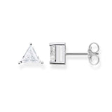 Thomas Sabo Silver Triangle Claw Set CZ Studs - TH1968CZ