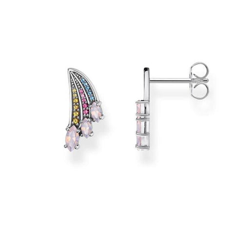 Thomas Sabo  Sterling Silver Hummingbird Wing Earrings