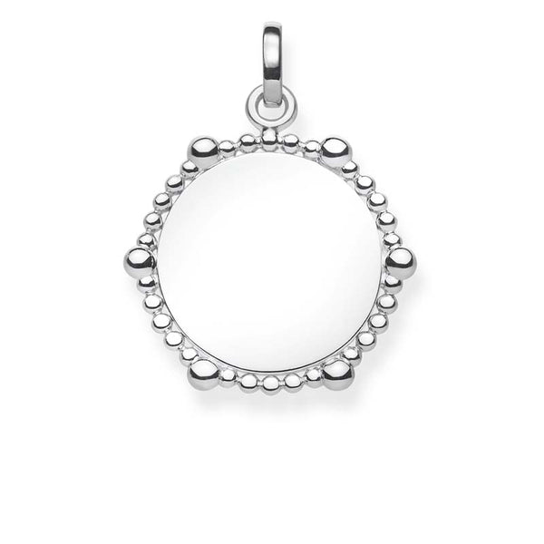 Thomas Sabo Engravable Beaded Disc - TLBPE0018