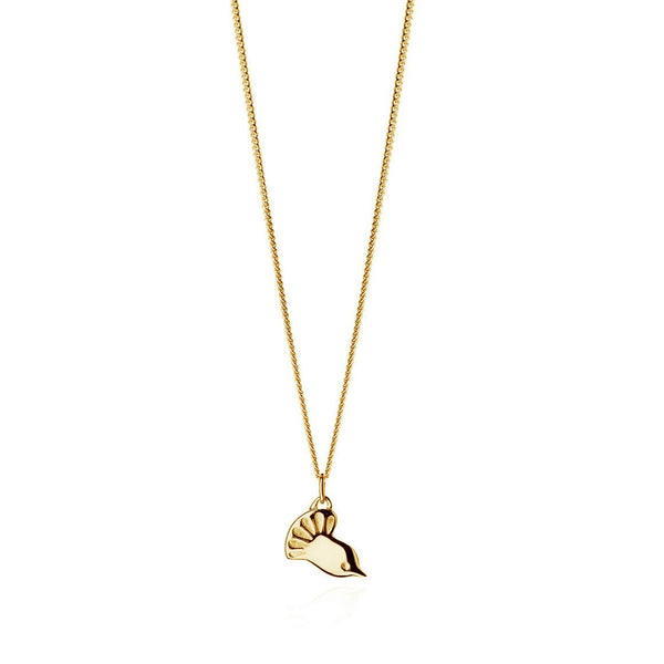 Boh Runga -  Gold Plated Fantail Petite Pendant Petite Pendant