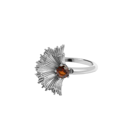 Meadowlark Vita Ring - Sterling Silver & Thai Garnet