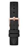 Furla - Arco Rose Gold Black Leather Watch