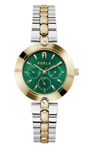 Furla - Logo Links Gold Two Tone Bracelet Watch