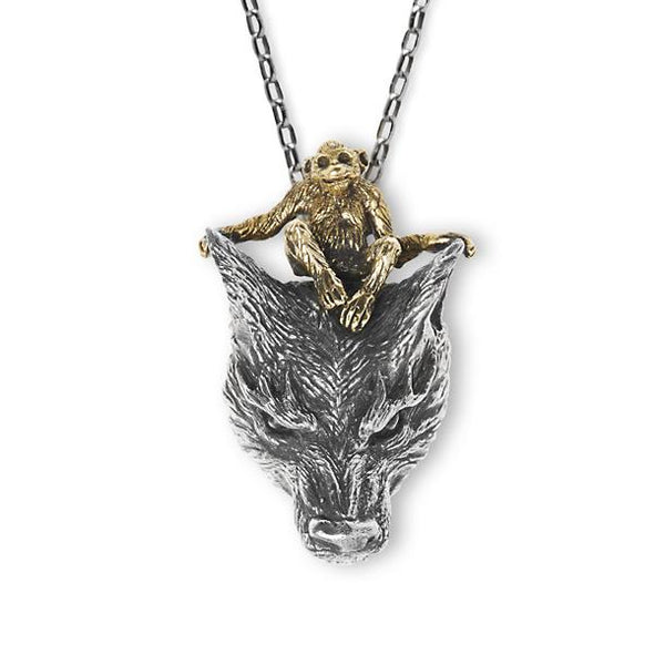 Nick Von K Monkey Wolf Pendant