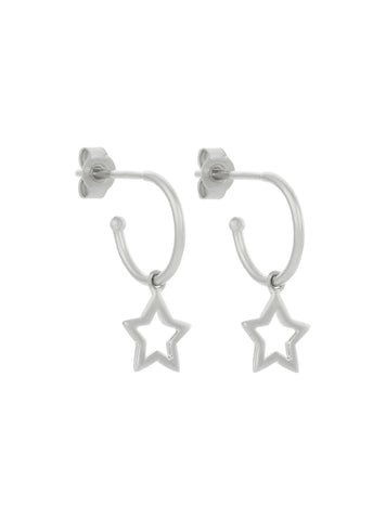 Karen Walker - Star Hoop Earrings