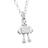 Karen Walker Robot Budgie Charm - Silver