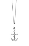 Karen Walker Anchor Necklace- Silver