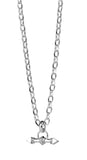 Karen Walker Arrow Fob Necklace Silver-60cm