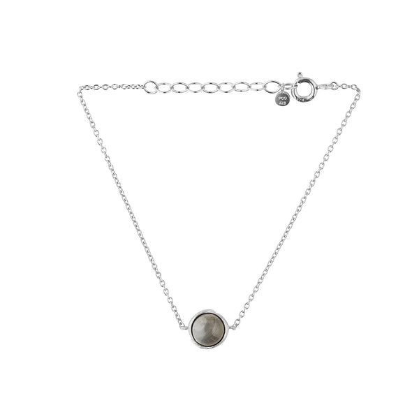 Dayglow - Aura Grey Moonstone Bracelet