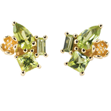 Karen Walker Rock Garden Earrings - 9ct Gold, Peridot