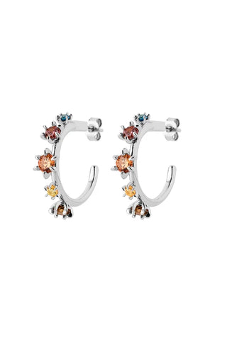 Karen Walker - Baroque Earrings Silver