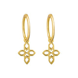 Lindi Kingi - Baroque Cross Sleeper Earring