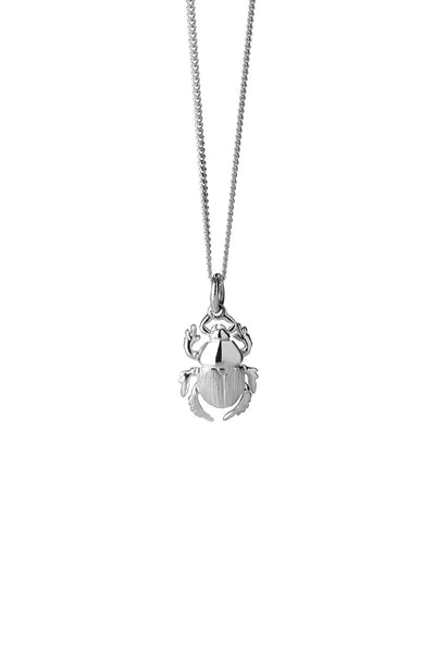 Karen Walker - Beetle Necklace Silver