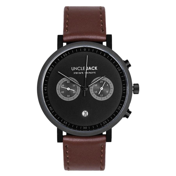 Uncle Jack - Black And Brown Chrono