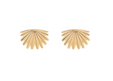 Boh Runga - Mini Fan Tail Studs 9ct Yellow Gold