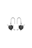 Karen Walker - Cupid's Arrow and Heart Earrings